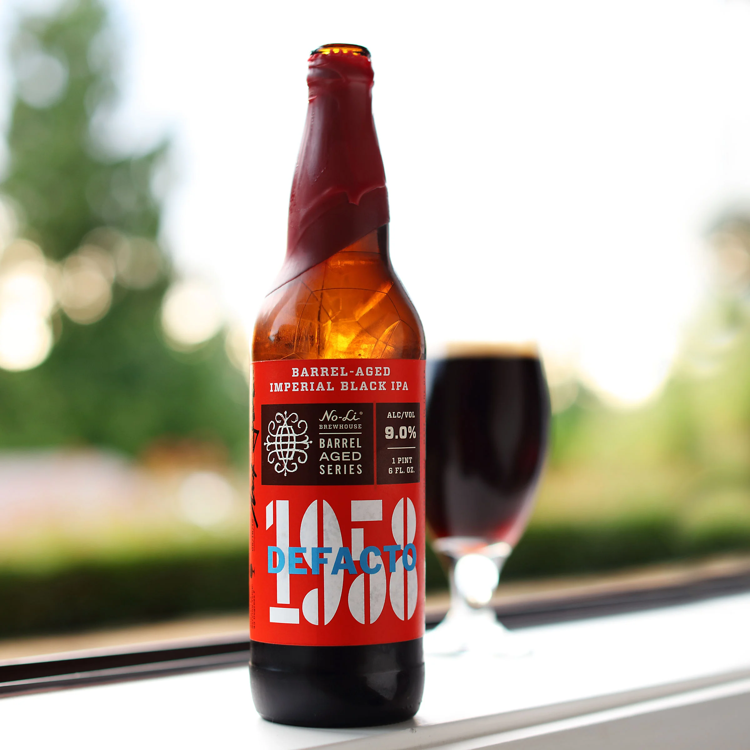  For No-Li's 3rd Barrel Aged small batch beer release, I designed a label which took advantage of our ability to print labels using dynamic content.  I designed a set of custom stencil numerals, which increment on each label. Every single label has i