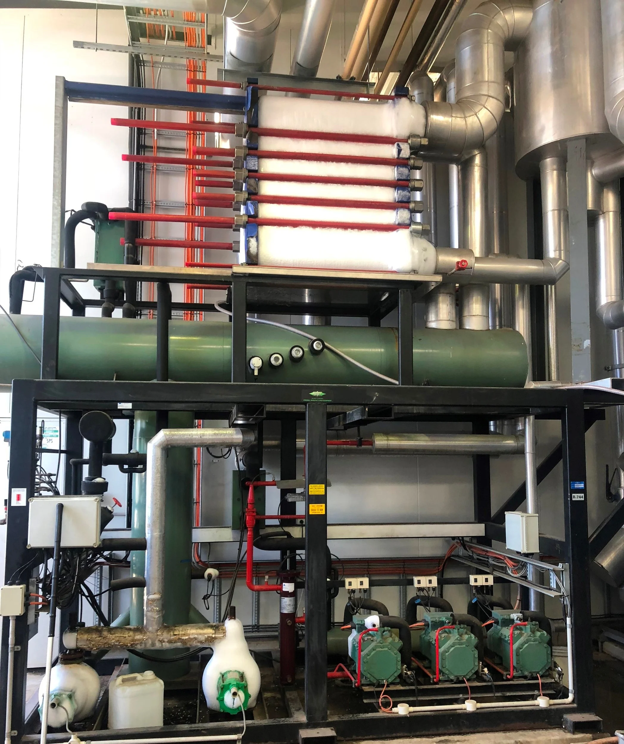 Large Ammonia CO2 system designed, installed and maintained by TTRA