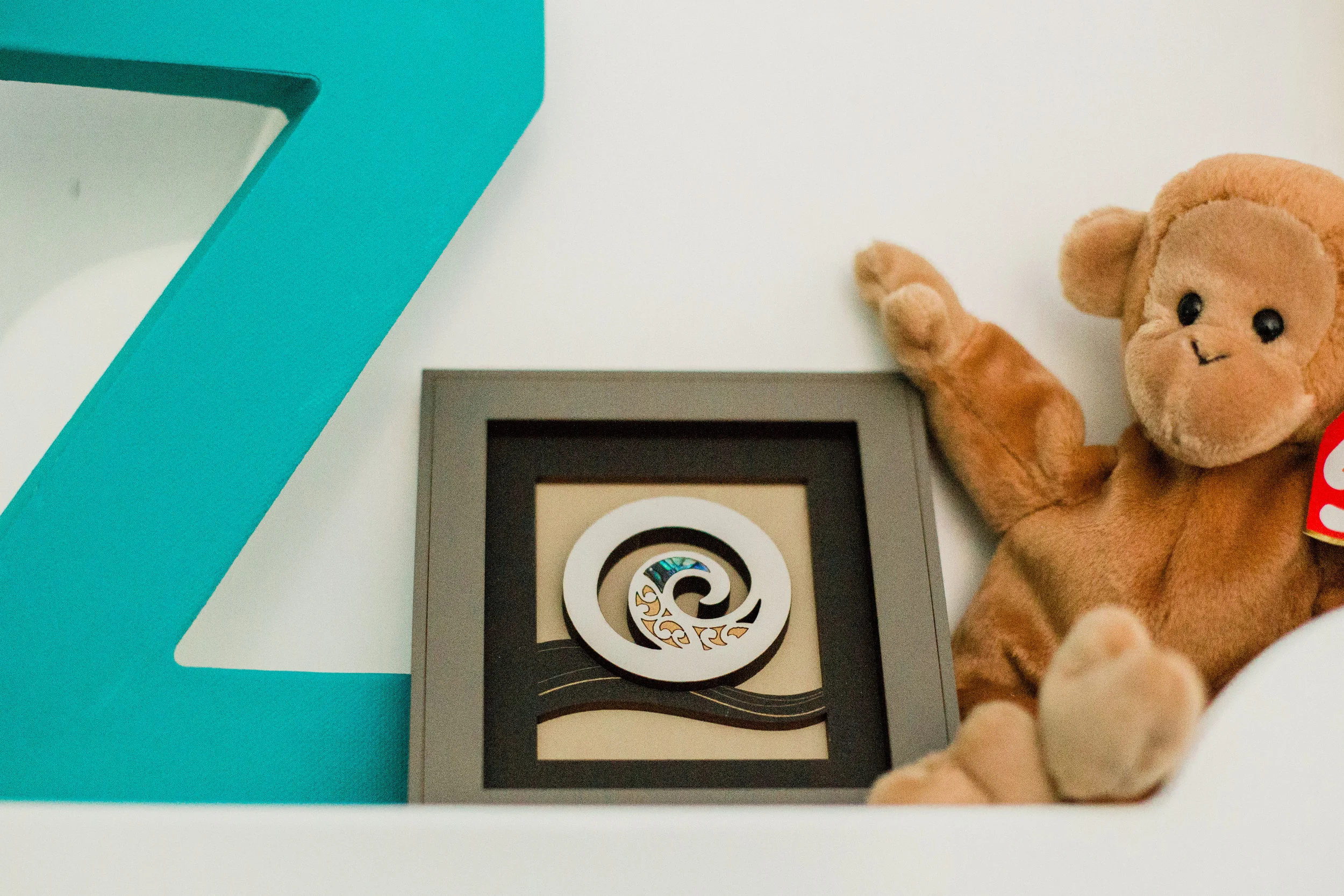 My sister gave me this beautiful picture from New Zealand that represents Taonga , meaning treasure; something of great value. It says, "The Koru is said to represent harmony and balance. Between the chaos of change and the calm of everyday, there is a point of equilibrium."