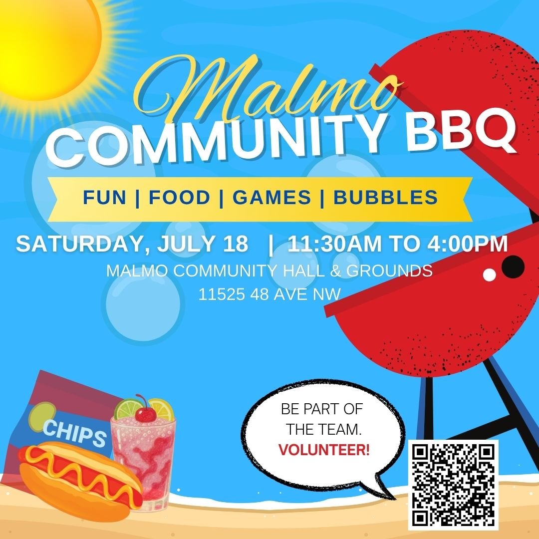 Malmo Community BBQ and Party,  Saturday, July 18 | 11:30 AM–4:00 PM 