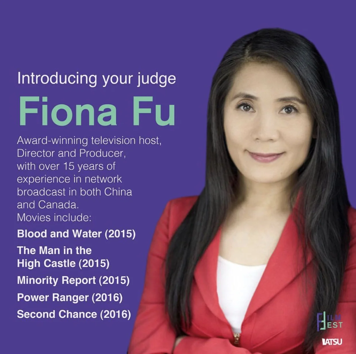 Fiona Fu is as the Jury of IATSU Film Festival 2019
