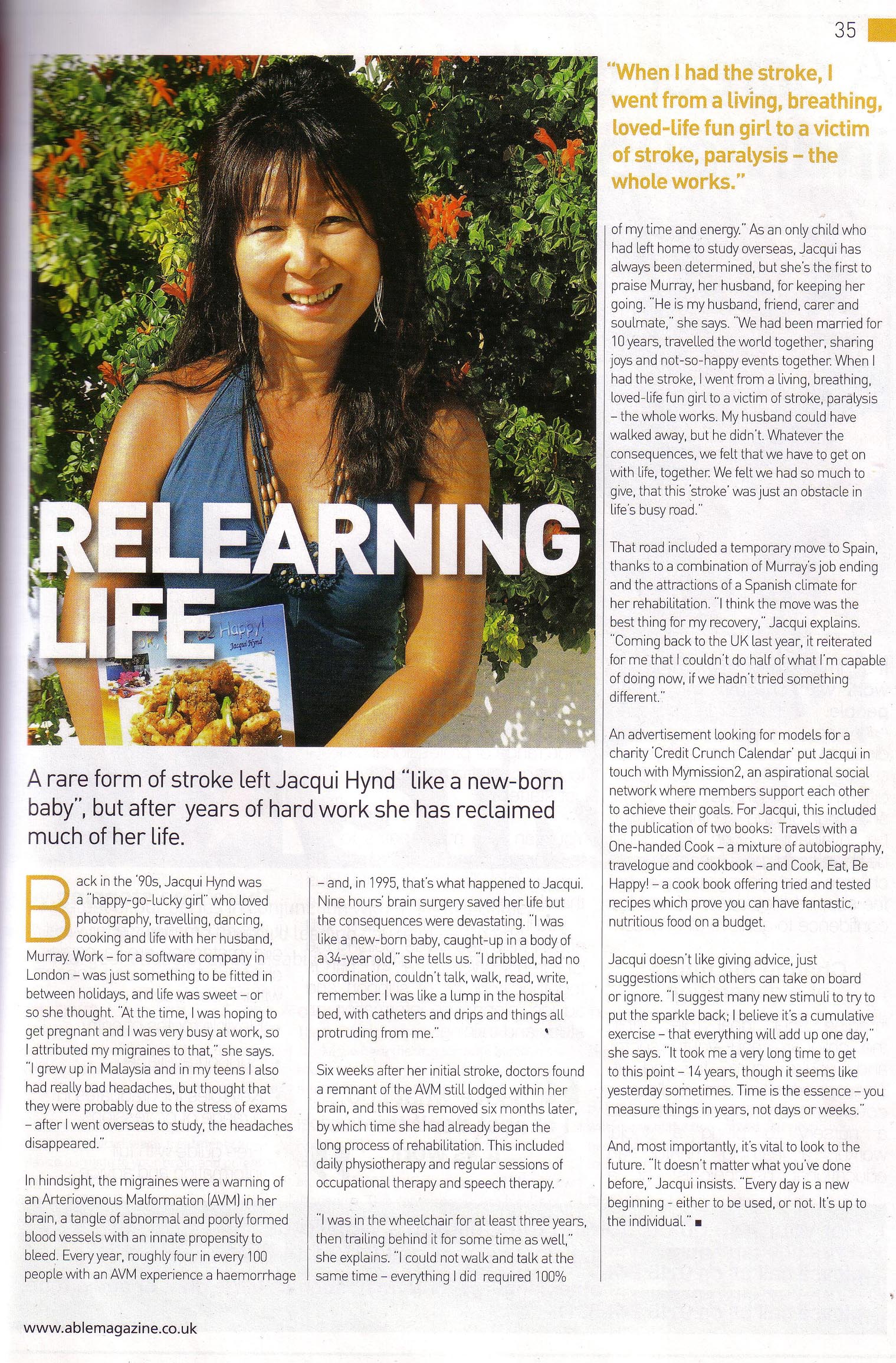 Scanned in from the original May 2009 edition of Able Magazine (UK)