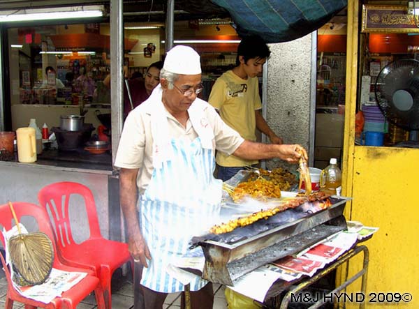 Satay man, Kuala Lumpur