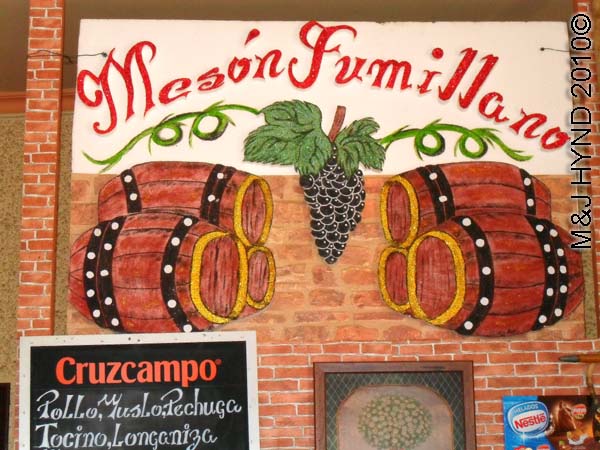 spain Jumilla, Murcia, Meson Jumilliano cafe, restaurant sign