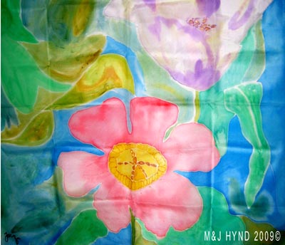 Jacqui Hynd: SILK PAINTING