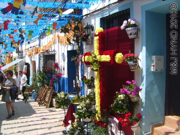 Crosses of May Fiesta, Santa Cruz, Alicante, 2010