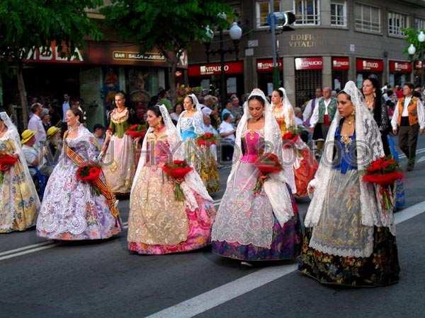 Spain Alicante Fiesta Hogueras de San Juan Bonfires of Saint John