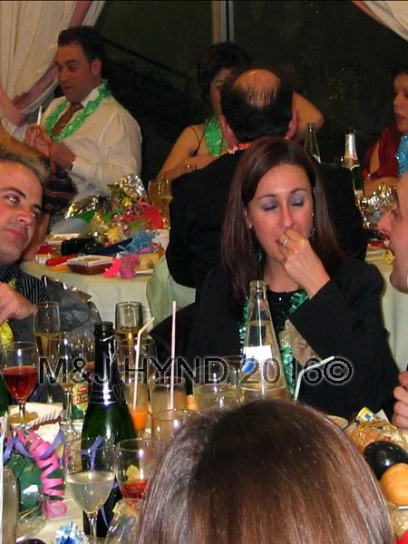 spain santa pola fiesta nochevieja New Years Eve, hotel party, buntings, festive fare, party hats