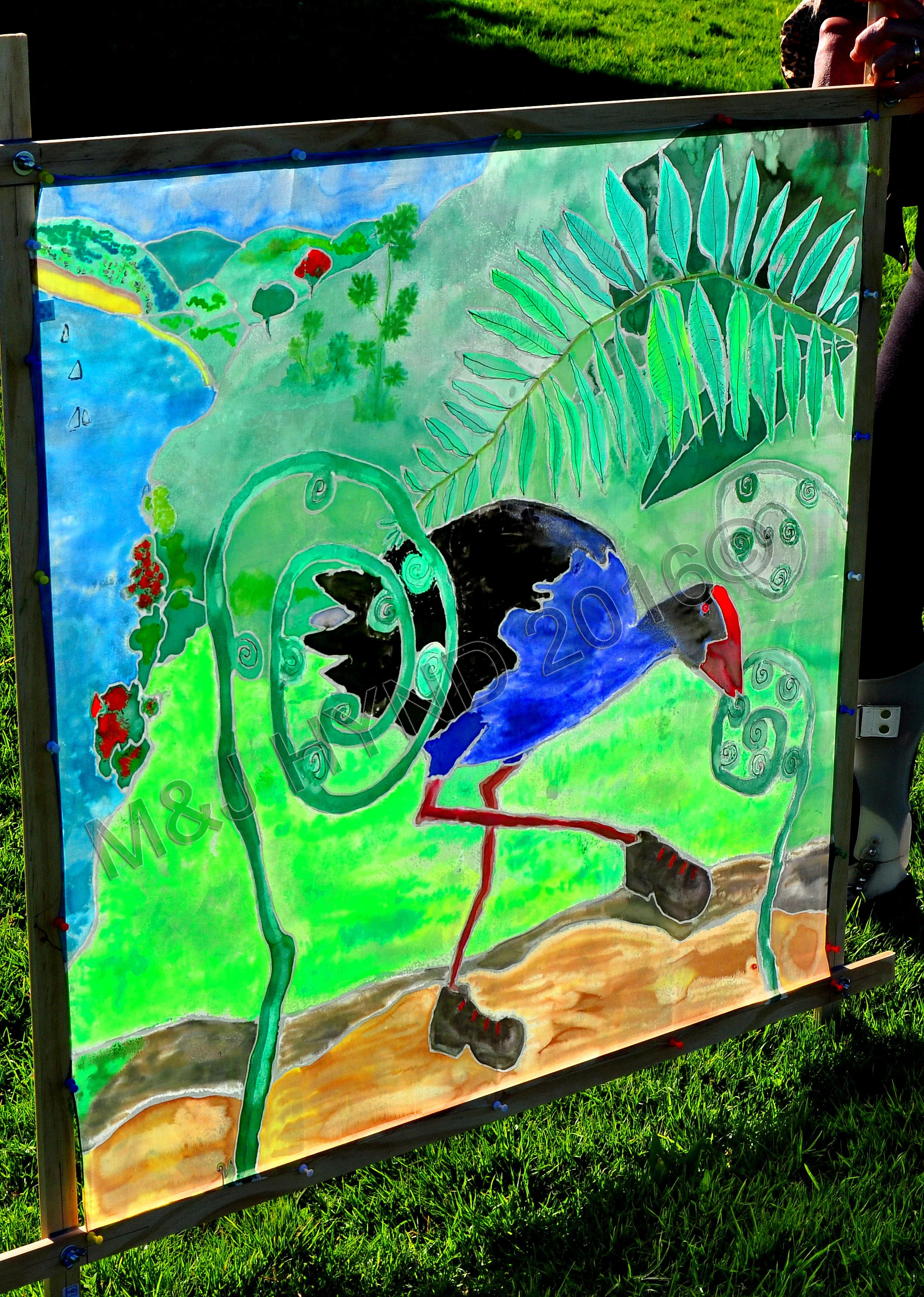 Jacqui Hynd: silk painting