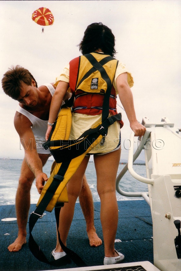 Pre-Stroke:: Parasailing, Australia 1988