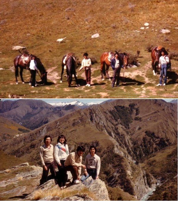 Pre-stroke:; First time on a horse - queenstown, NZ