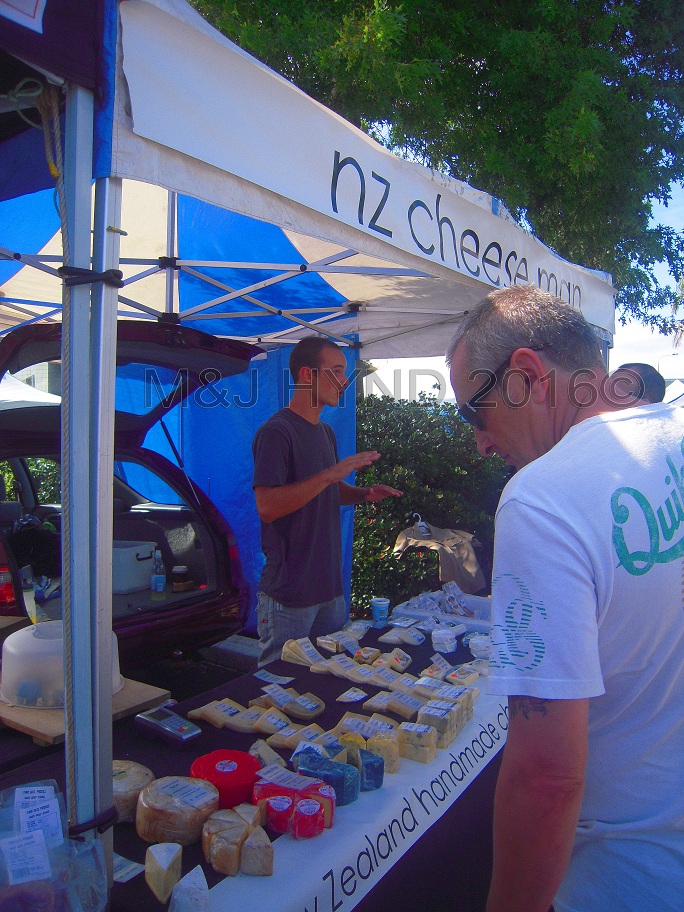 artisan NZ cheese, Takapuna Sunday Market, NZ
