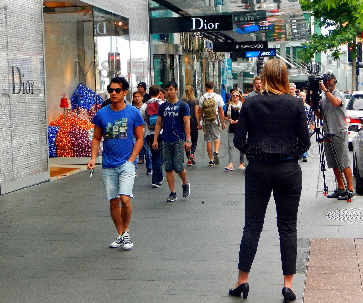 video production, Queen Street, Auckland, NZ