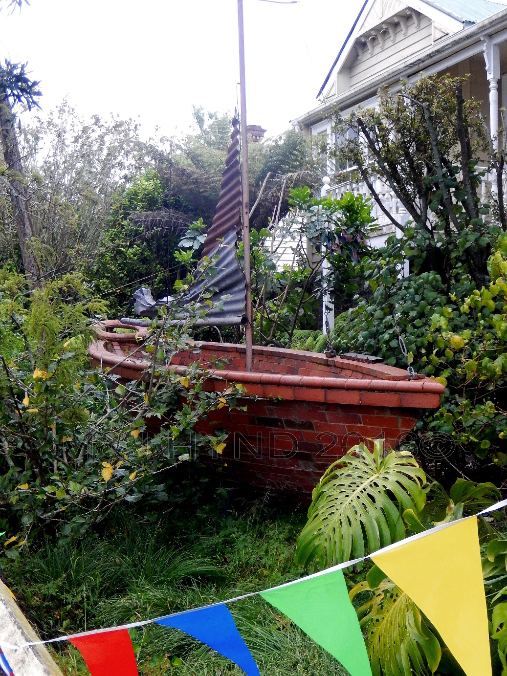 Brick boat, Auckland, NZ