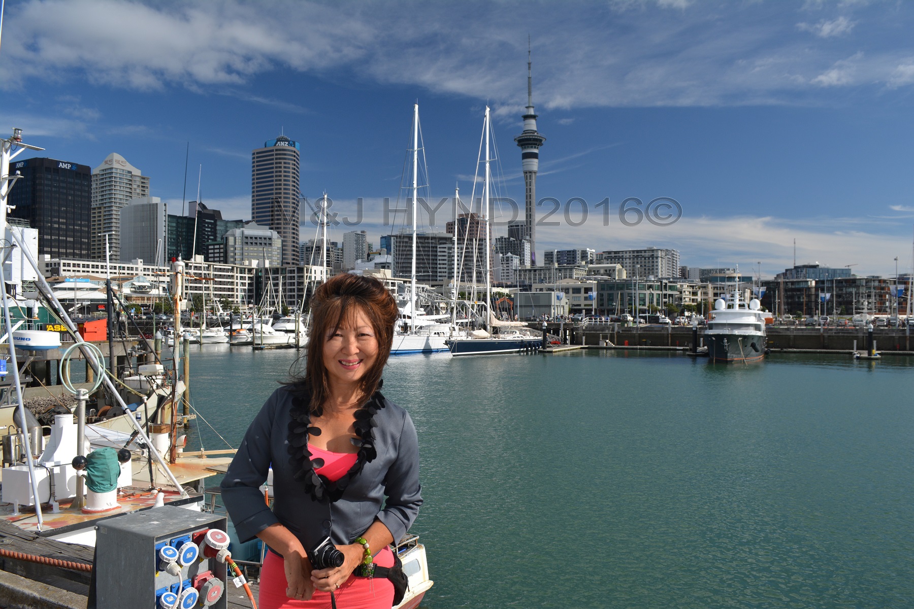 Viaduct Harbour Skytower, Seafood Festival, Auckland, NZ