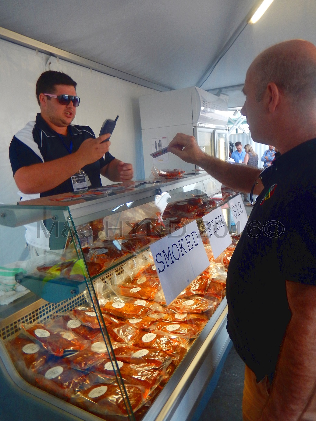 smoked fish, Seafood Festival, Auckland, NZ