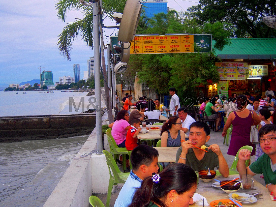 food court, waterfront, Penang, Malaysia