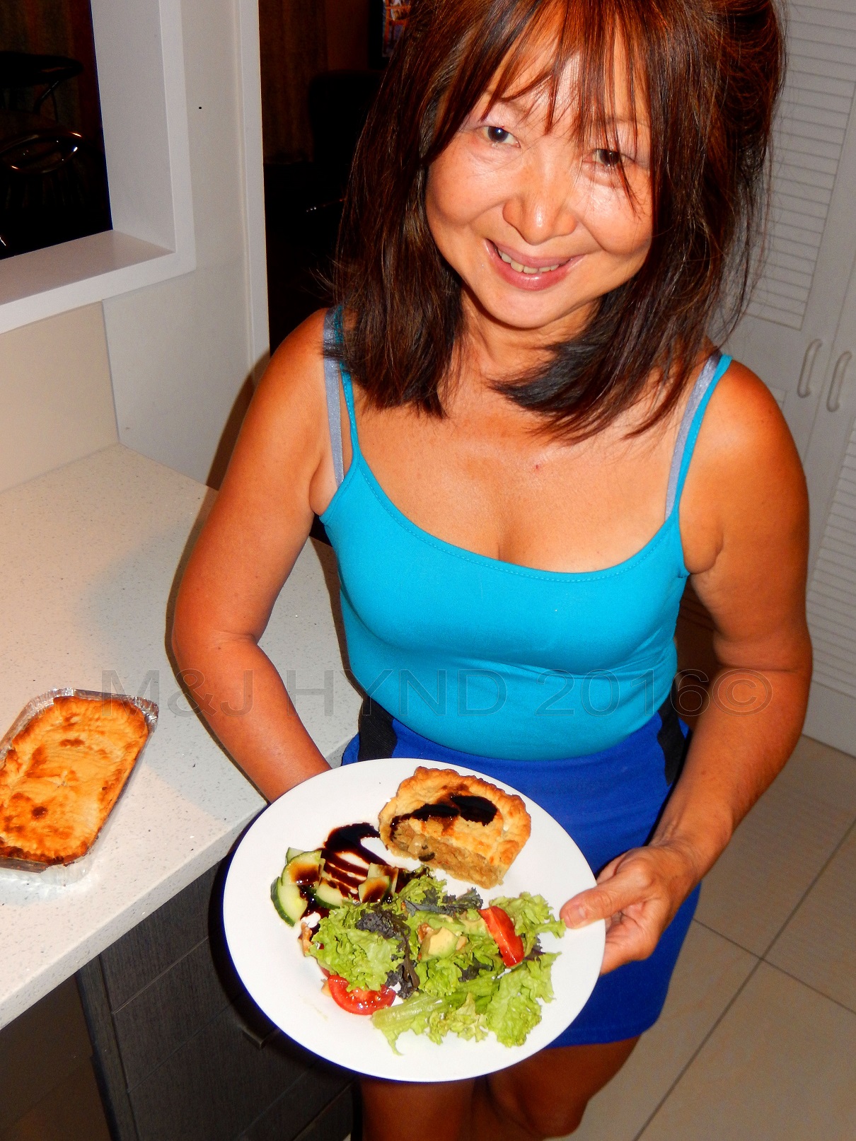 onehand finished pie, Auckland NZ