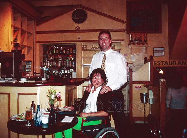 wheelchair Meteor restaurant, London, UK