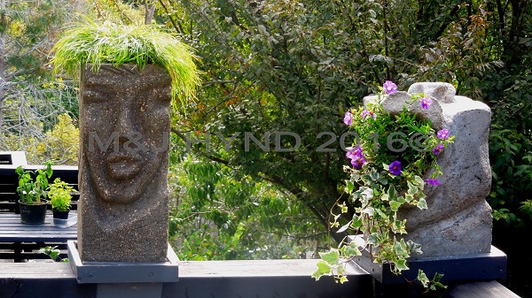 onehand handmade stone carved garden décor, Auckland NZ