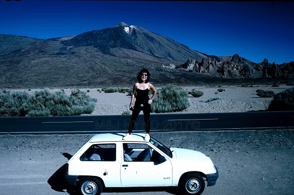 PreStroke barren terrain, Mt Teide, Tenerife, Canary Island, Spain