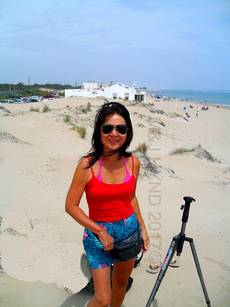 sand dune beach kiosk, cafes restaurants, La Marina, Elche, Spain