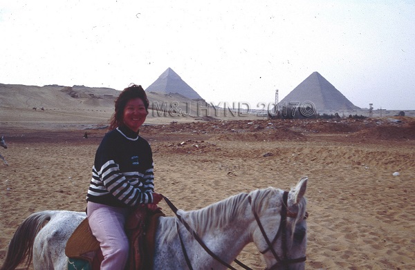 Pre-stroke: second time on a horse - giza, cairo, egypt