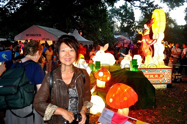 Lantern Festival, Rabbit and Goddess of Mercy, Albert Park, Auckland, NZ
