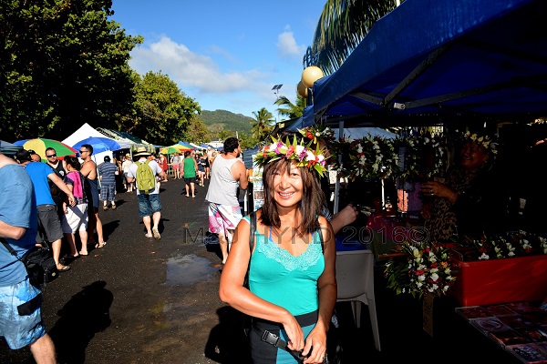 Punanga Nui market, Avarua, Rarotonga, Cook Islands