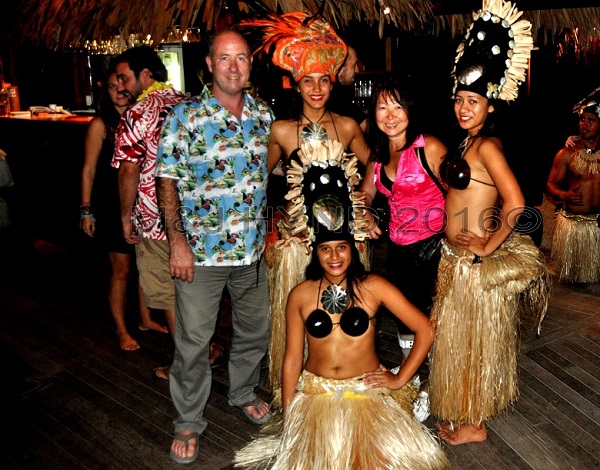 Te Vara Nui Village show dancers, Muri, Rarotonga, Cook Islands