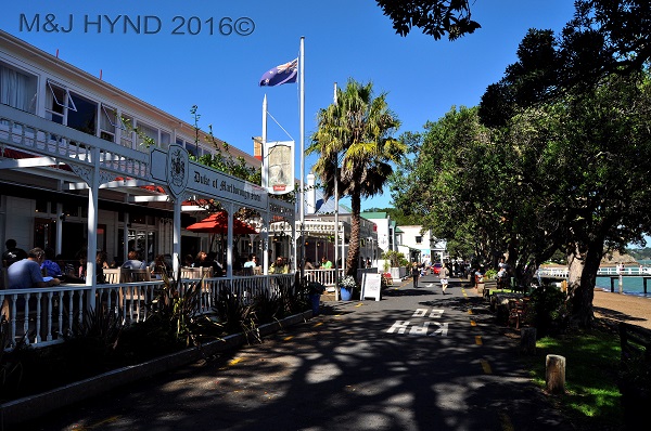 Downtown Russell restaurants, Northland, NZ