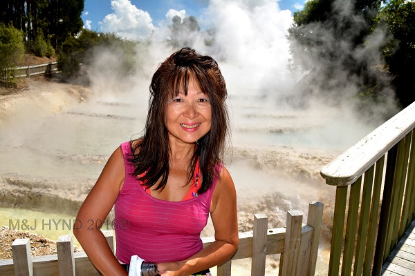 boiling pools, Wairekei Terraces, Geothermal Valley, Taupo, NZ