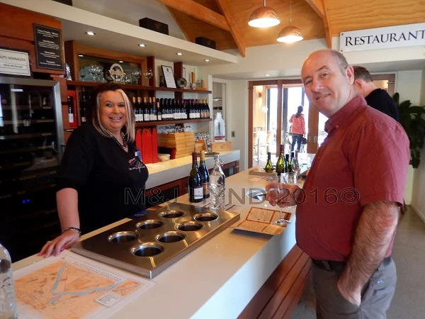 Mt Difficulty tasting room restaurant, Queenstown, NZ