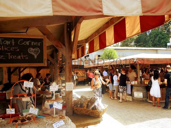 Tart Corner at Farmers Market, Matakana, NZ