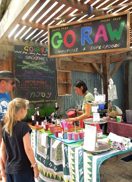 Smoothies at Farmers Market, Matakana, NZ