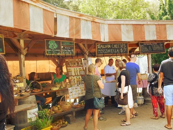 locally made Italian at Farmers Market, Matakana, NZ