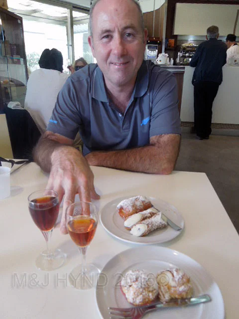 real Italian cannoli in Marsala, Sicily, Italy
