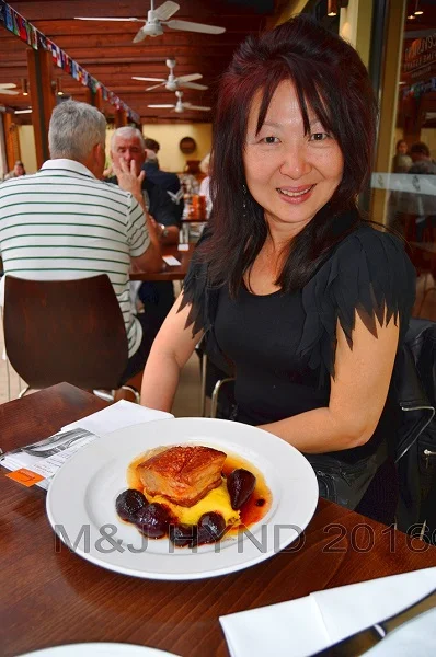 Ascension Wine Estate, roasted pork belly, Matakana, NZ