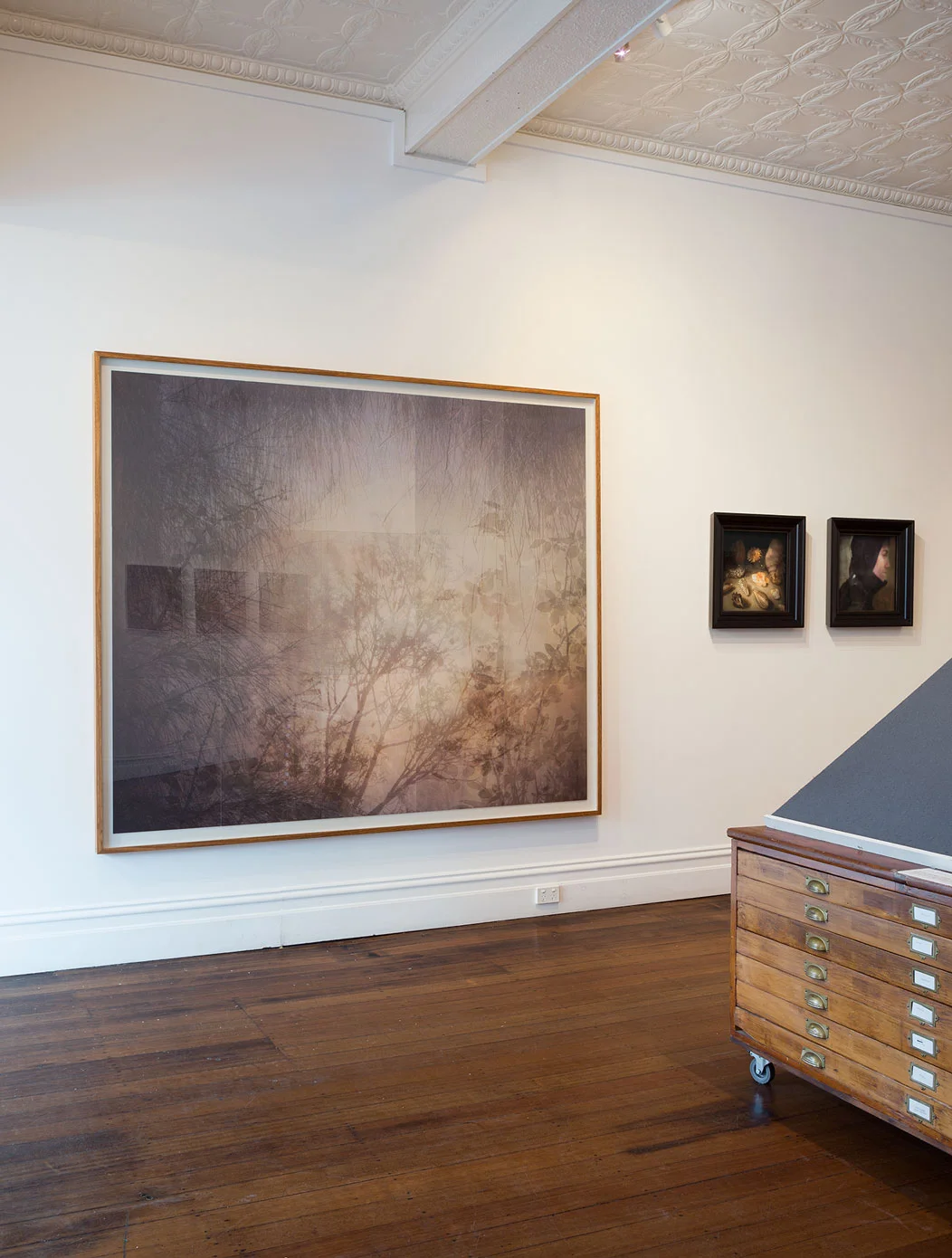 Installation view of Sophia Szilagyi's exhibition ' Nostalgia ' held at Port Jackson Press, April 2017. Photo: Christian Capurro