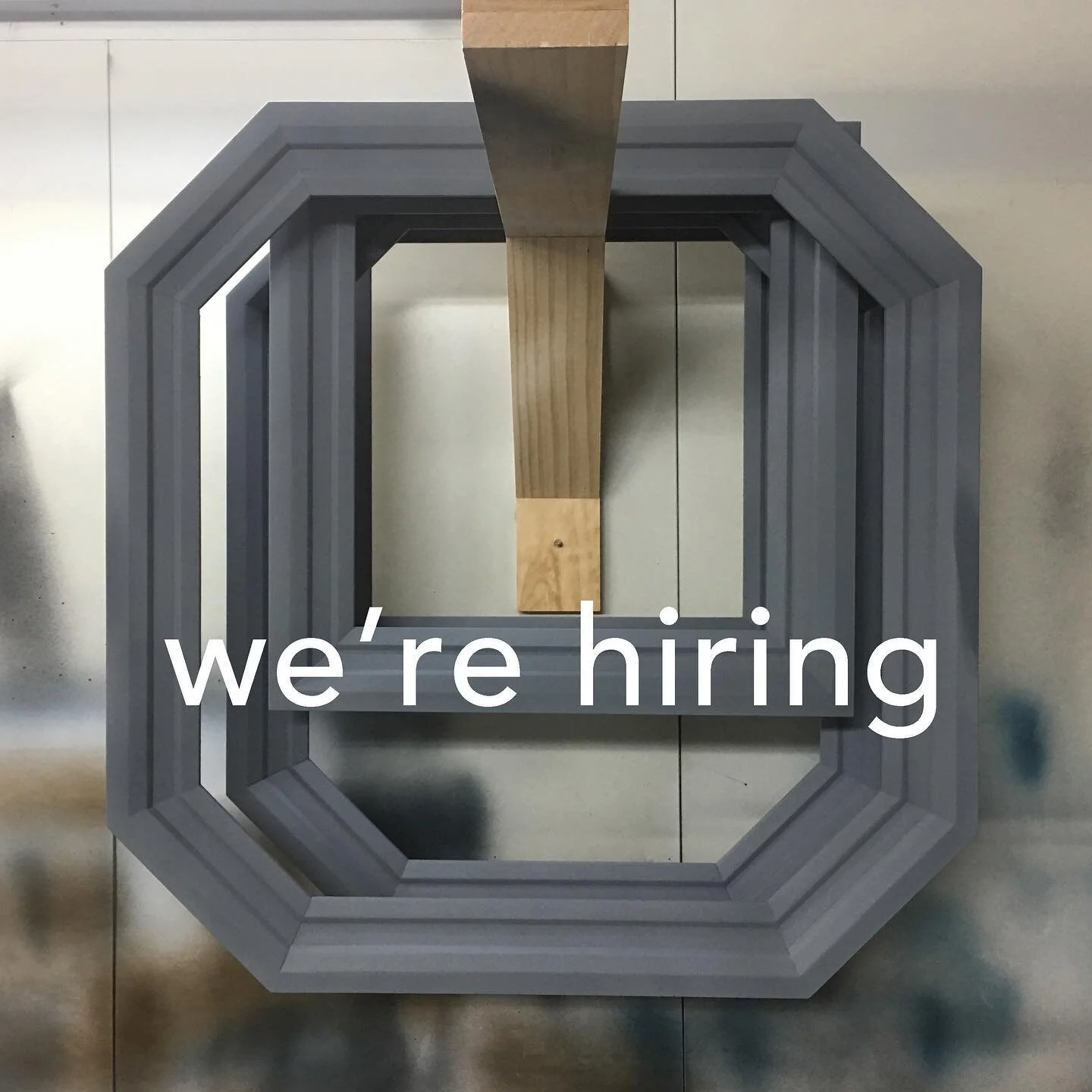 We have a full time position available in our timber workshop. For more details visit our website under About Us.