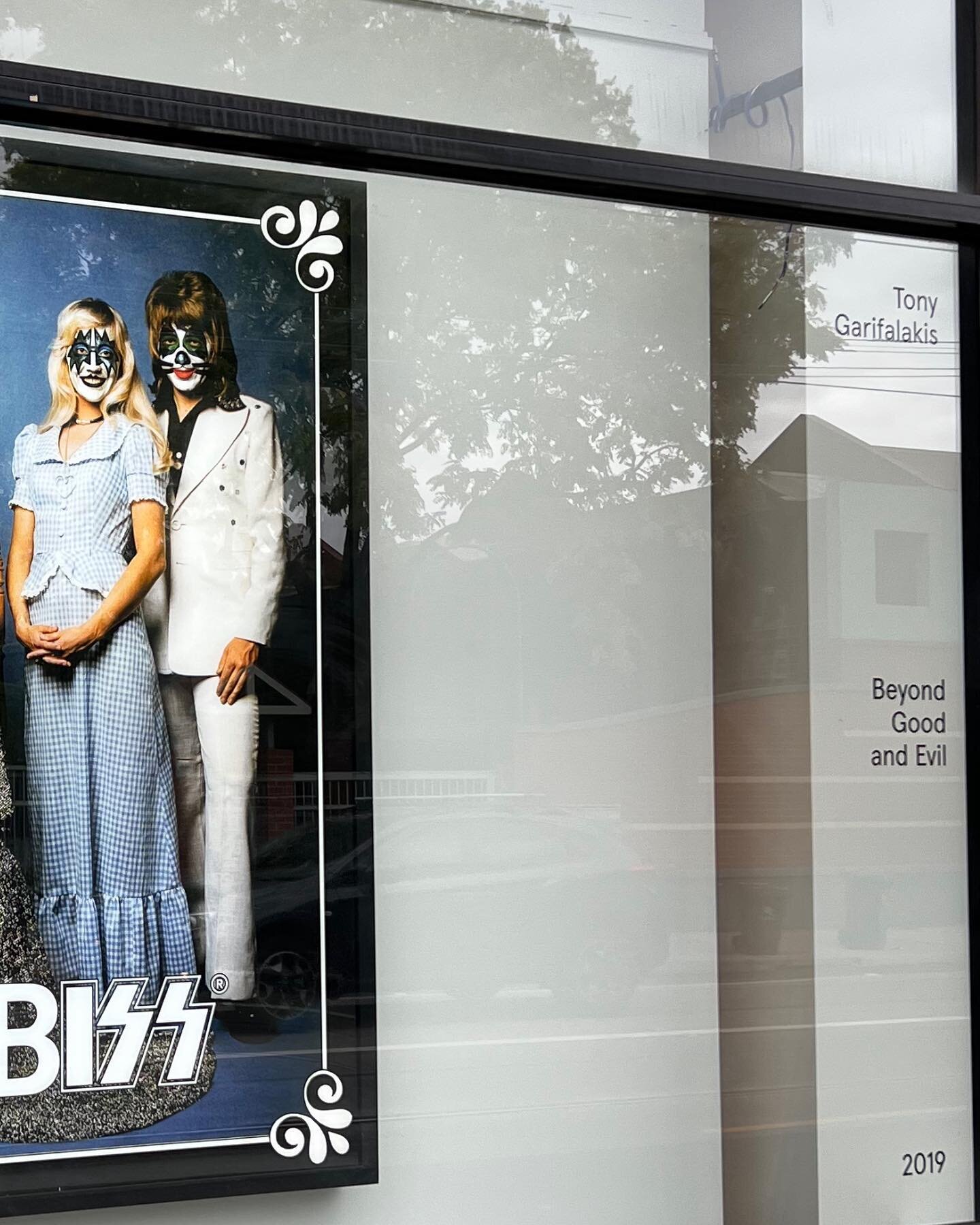 Tomorrow night 28th October we are launching WIP - our lightbox art project in our Victoria St window. 

Currently showing is Tony Garifalakis&rsquo;s work &lsquo;Beyond good and evil&rsquo;. 

The opening is running in conjunction with @sarahscoutpr