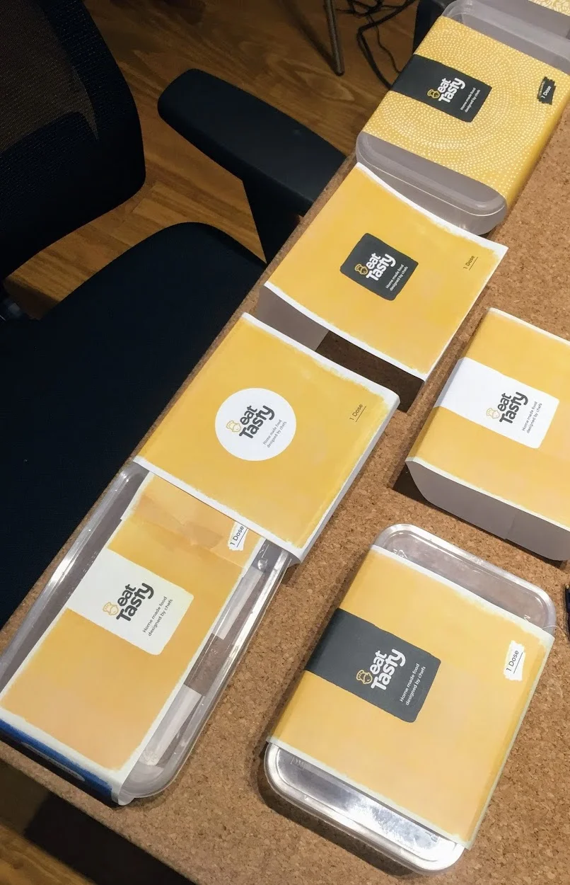 Experiments for framing the logo