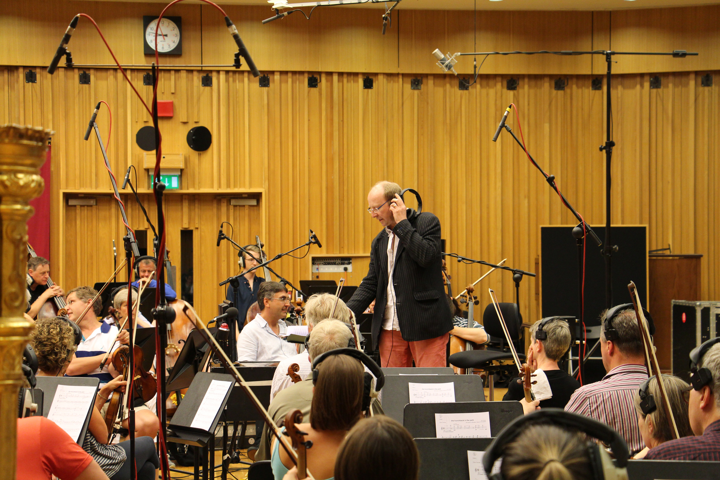 John Hardy conducting the BBC National Orchestra of Wales