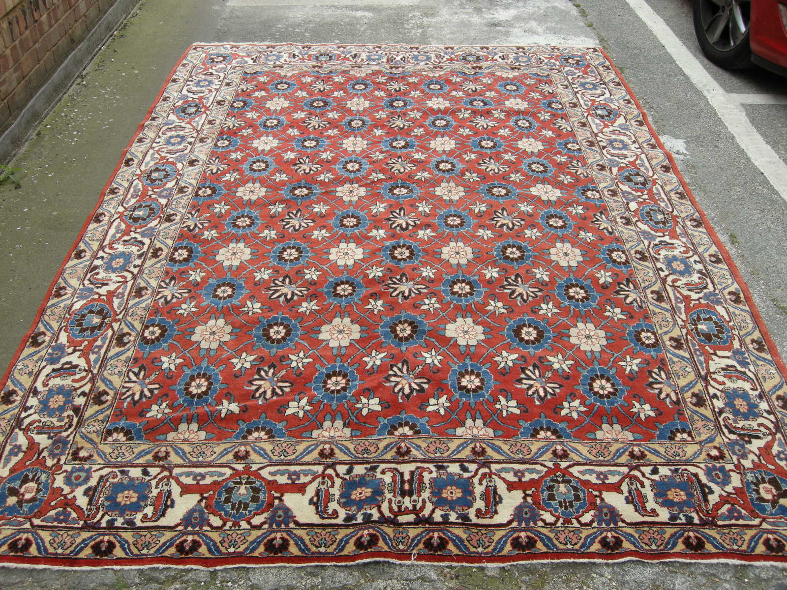 Veramin carpet early 20th century 10ft x 7ft.JPG
