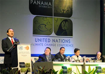 PANAMA. Det norsk-australske forslaget til ny klimaavtale ble ikke seriøst diskutert på det siste forhandlingsmøtet før Durban, som ble holdt i Panama i begynnelsen av oktober. Foto: IISD