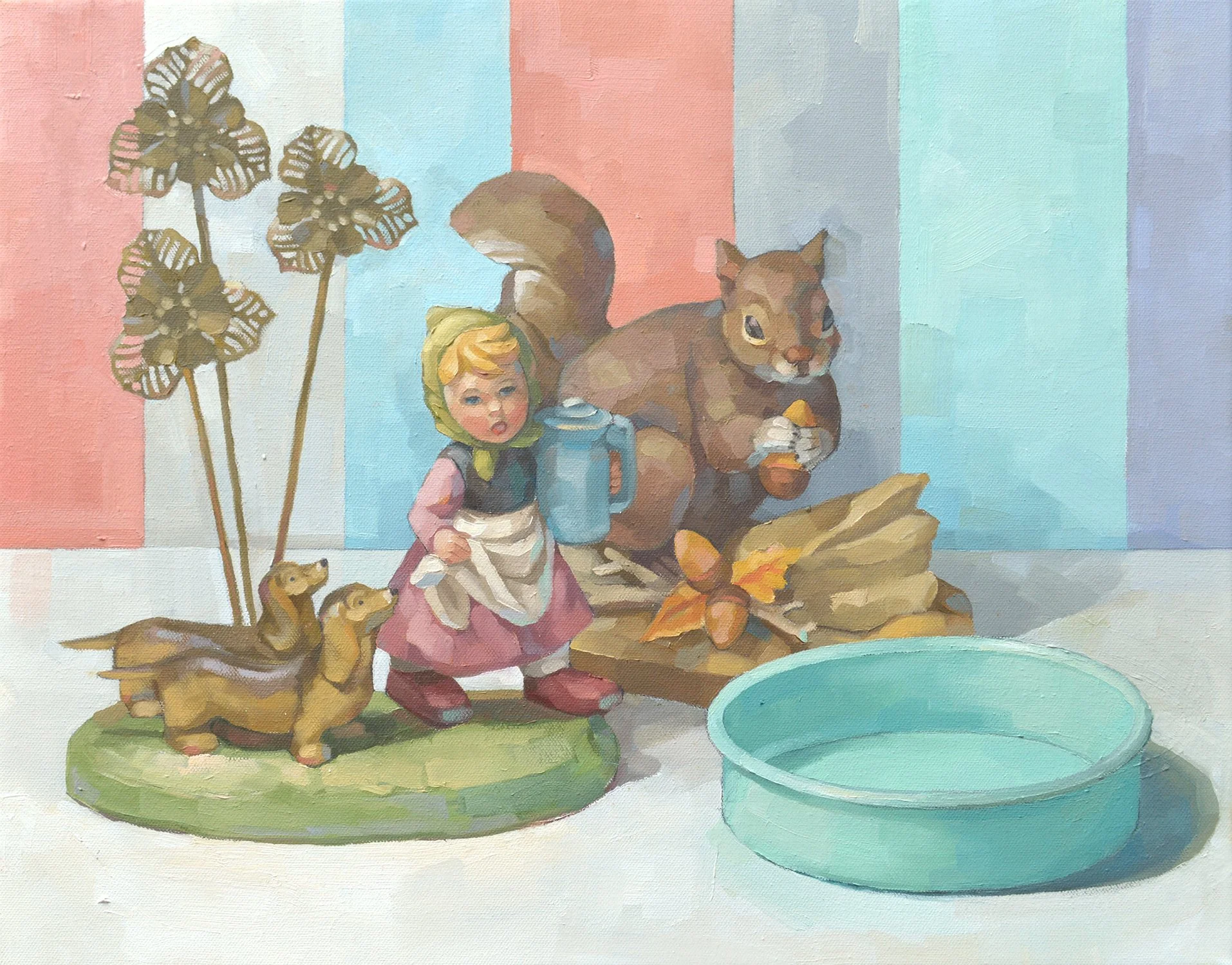  When the Well Runs Dry, 2026, Oil on canvas, 16” x 20” 