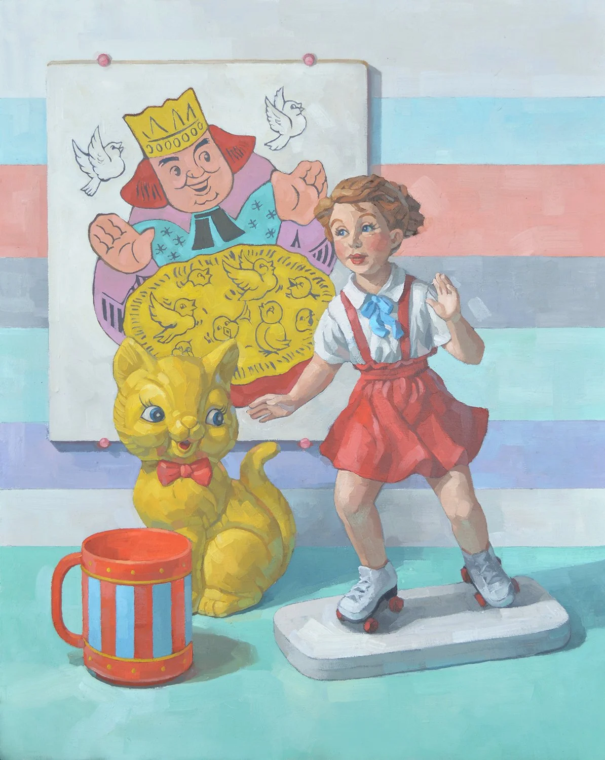  Cherry Pie, 2026, Oil on canvas, 30” x 24” 