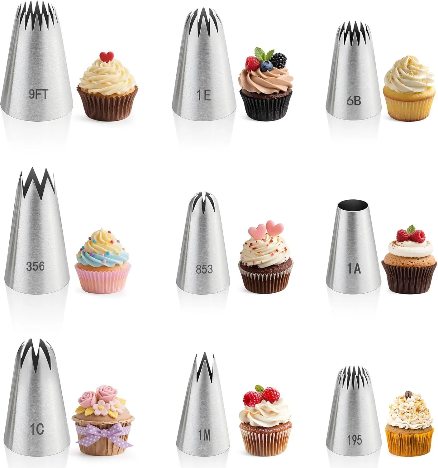cupcake piping tips