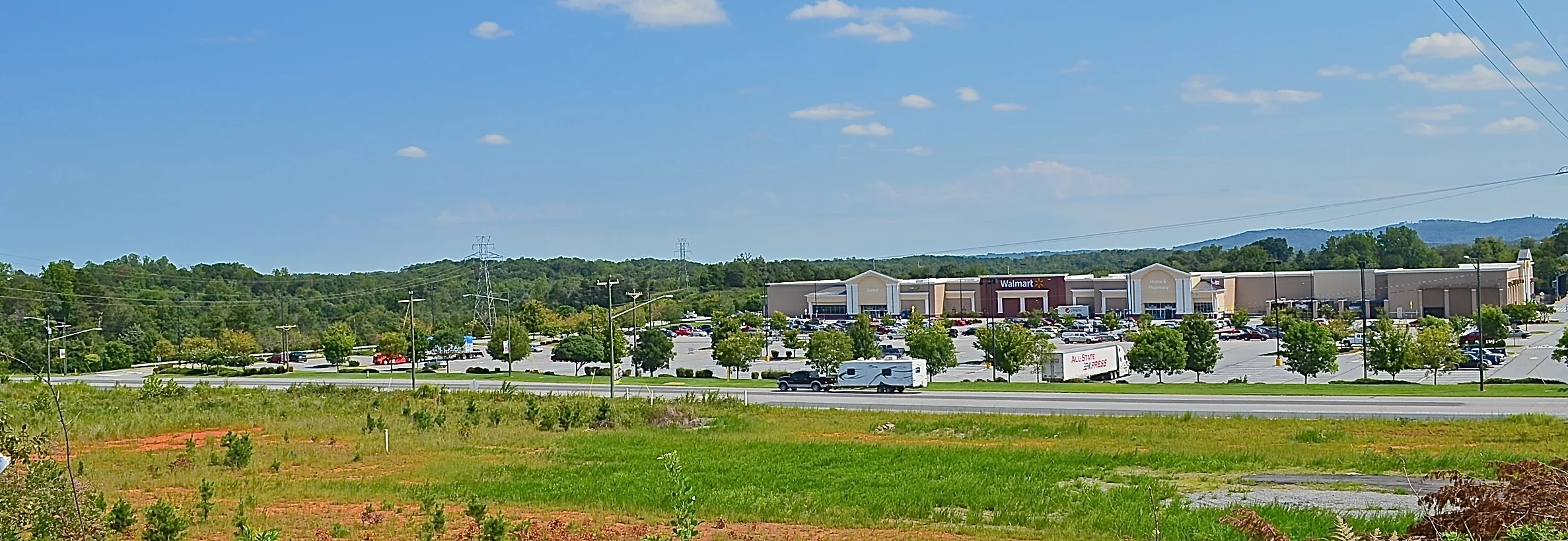 Elkin outparcel across road and Walmart.JPG