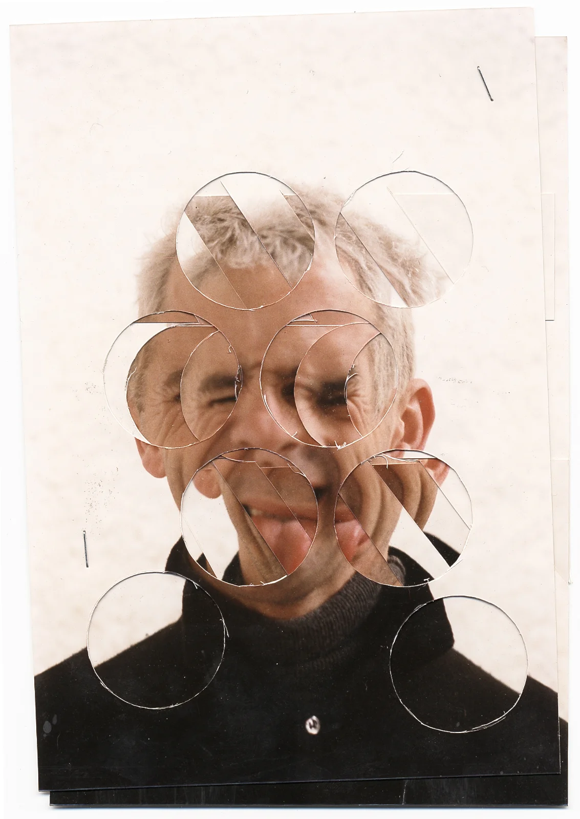 "Autoportrait" 2002 Photos découpées 21cmx16cm